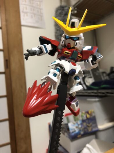 EXSTトライバーニングガンダム塗装アクション2