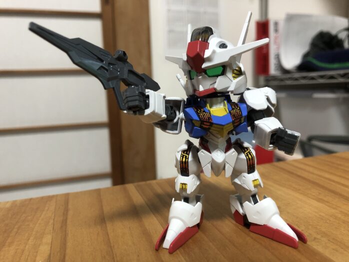 EXSTガンダムエアリアル塗装アクション①