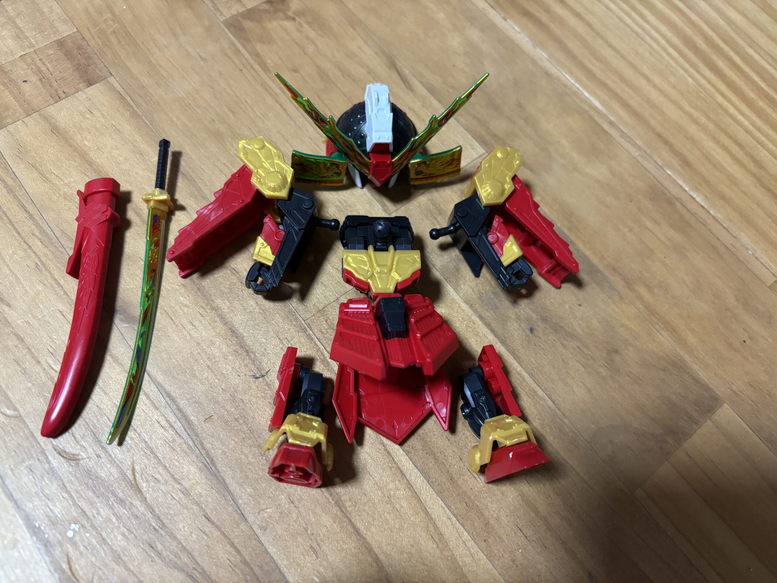 78代目武者頑駄無各パーツ完成