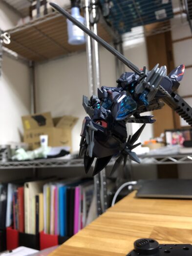 佐助デルタガンダム背面跳