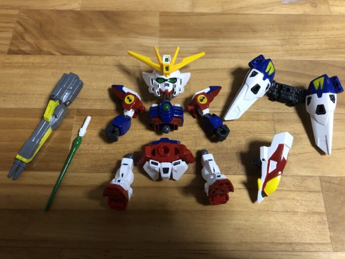 EXSTウイングガンダムゼロ塗装各パーツ完成