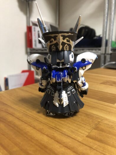 レイフガンダムGP04塗装背面