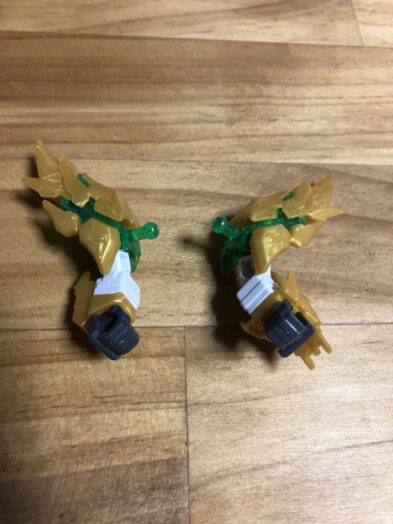 龍賢劉備ユニコーンガンダム両腕