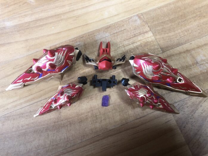 呂布シナンジュ塗装クシャトリヤパーツ