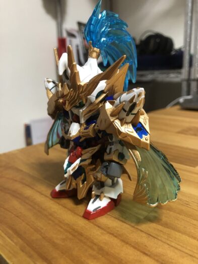 趙雲ダブルオーガンダム塗装斜面