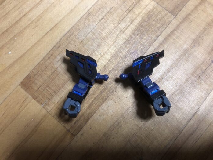 ヴェルデバスター隊員塗装両腕