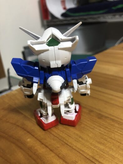 EXSTガンダムエクシア塗装背面