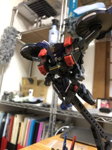 ヴェルデバスター隊員空中アクション2