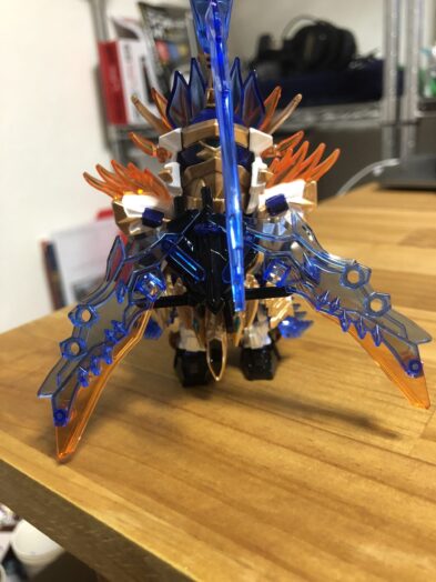 孫策ガンダムアストレイ塗装背面