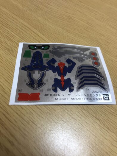 シーザーレジェンドガンダムシール