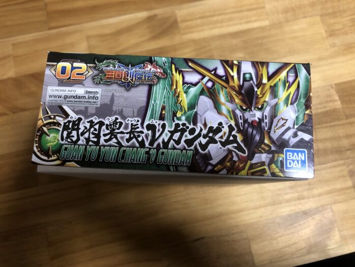 関羽雲長νガンダムパッケージ前横