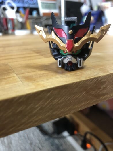 董卓プロヴィデンスガンダム塗装頭