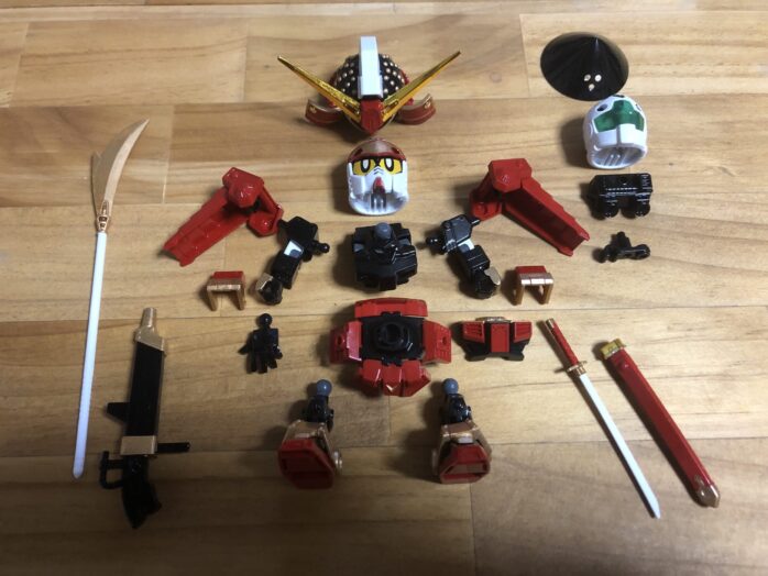 LEGEND BB 武者頑駄無塗装各パーツ完成