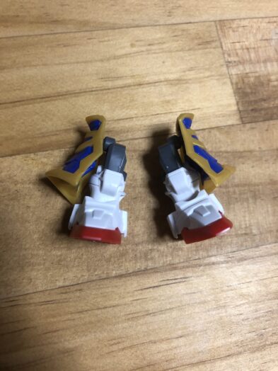 張飛ゴッドガンダム両足