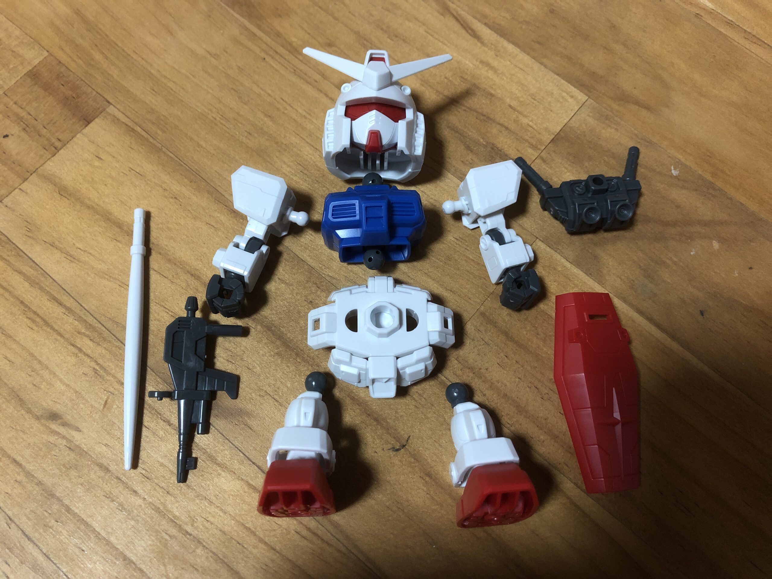 EXSTRX-78-2ガンダム各パーツ完成