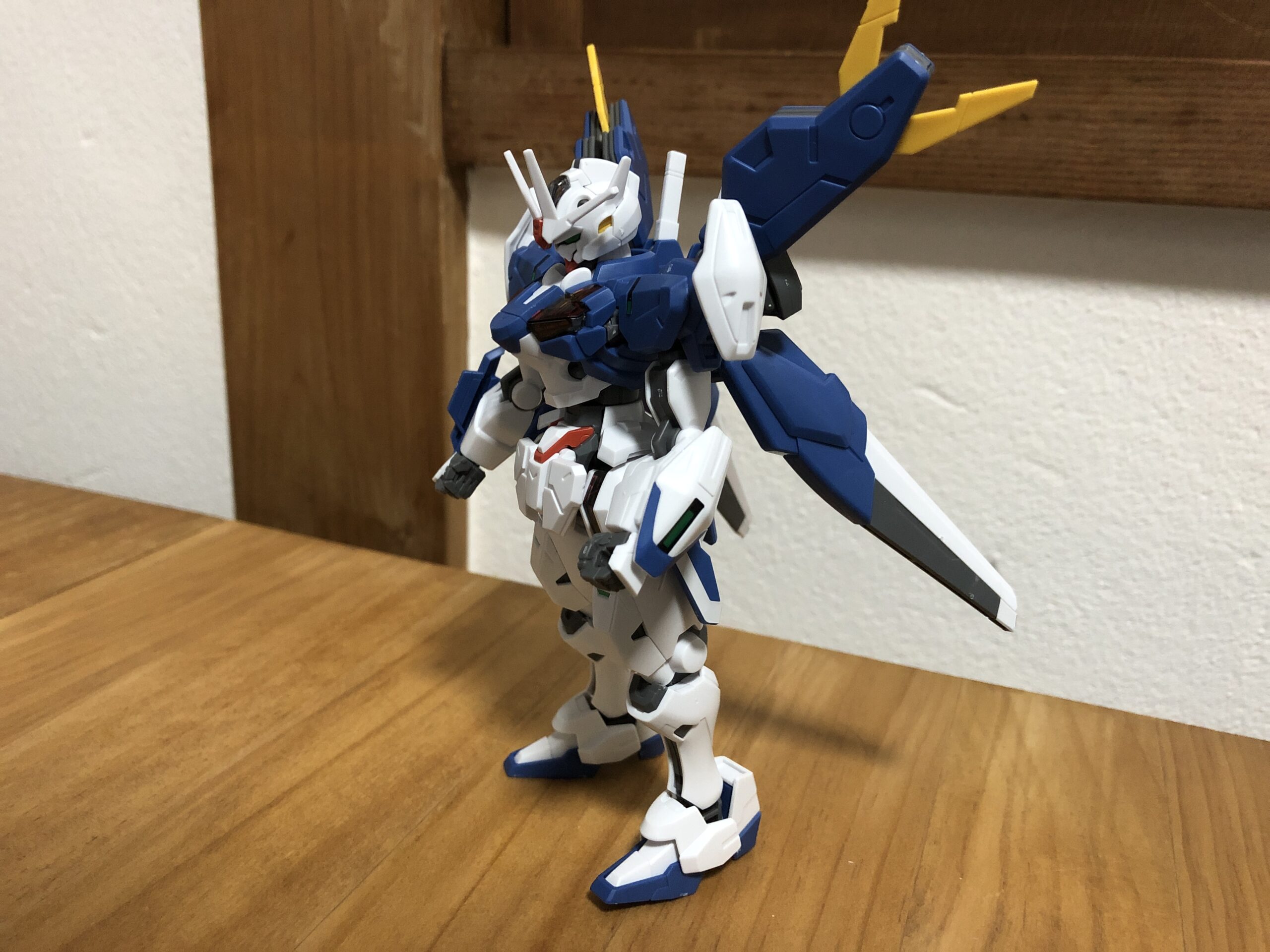 HG1:144 ガンダムエアリアル改ビットオンフォーム斜面