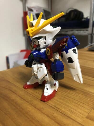 EXSTウイングガンダムゼロ塗装斜面