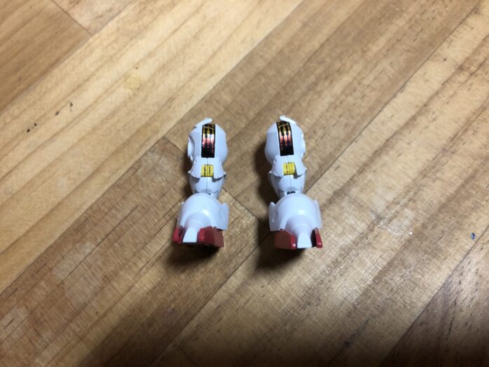 EXSTガンダムエアリアル塗装両足