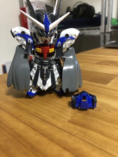 レイフガンダムGP04塗装マント取り付け方法