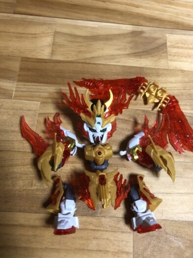 炎皇張飛ゴッドガンダム各パーツ完成