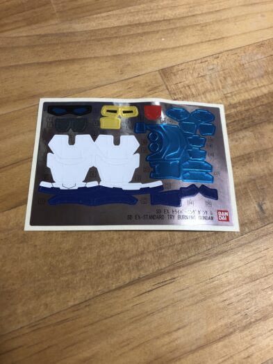 EXSTトライバーニングガンダムシール