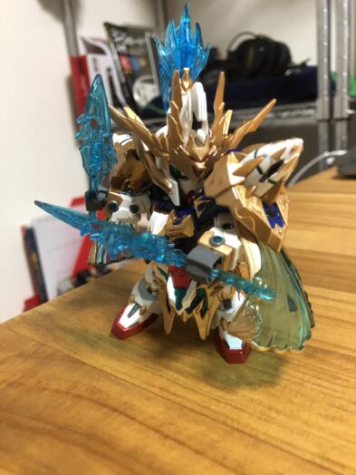 趙雲ダブルオーガンダム塗装アクション
