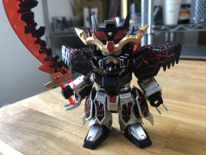 董卓プロヴィデンスガンダム塗装正面