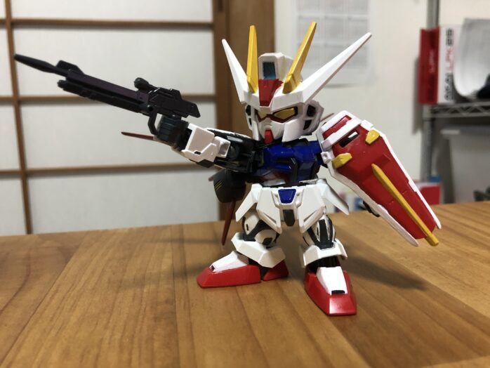 EXSTエールストライクガンダム塗装アクション