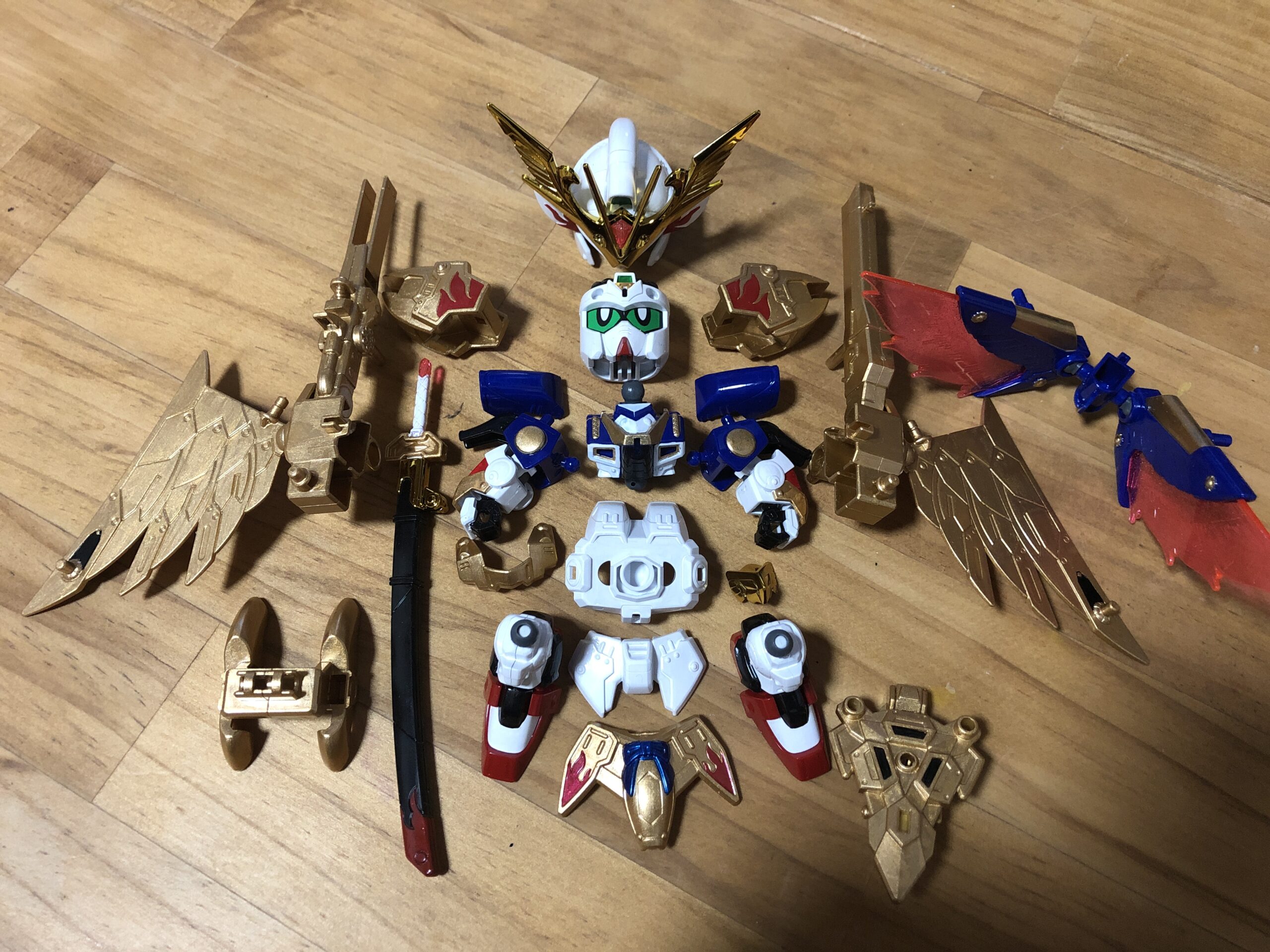 LEGEND武者飛駆鳥塗装各パーツ完成