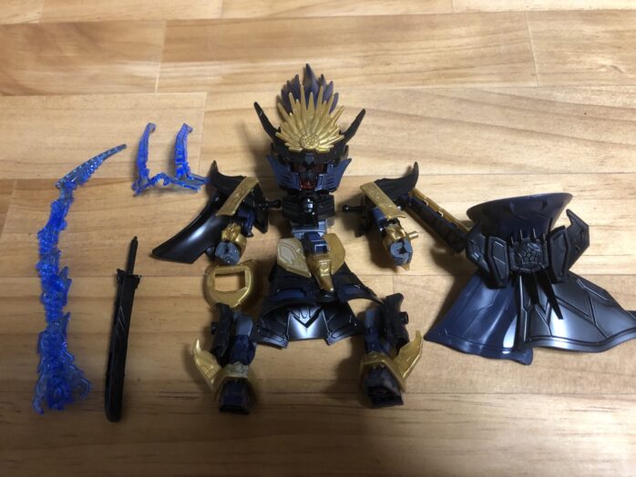 信長ガンダムエピオンダークマスクVer.各パーツ完成