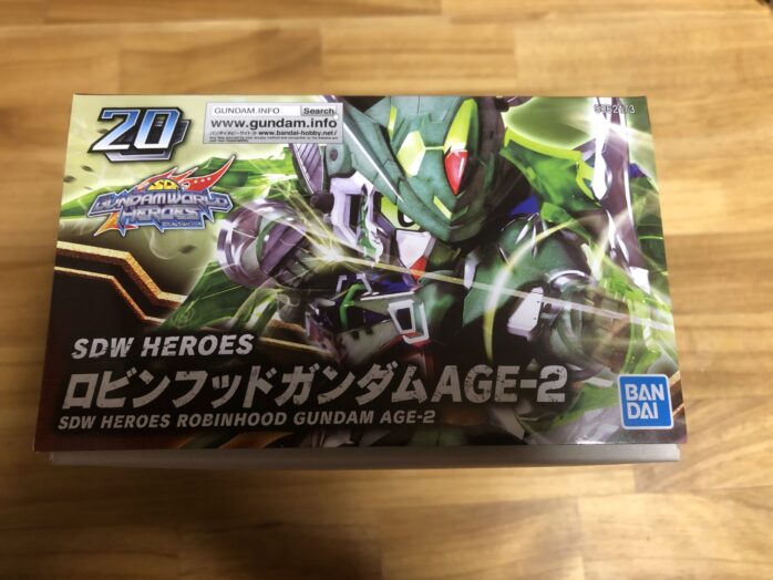 ロビンフッドガンダムAGE2パッケージ前横