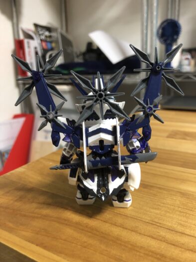 才蔵ガンダムデルタカイ塗装背面