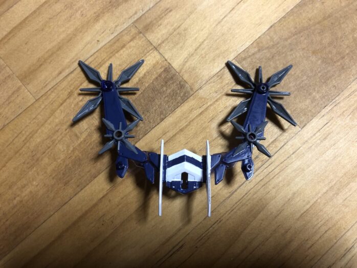 才蔵ガンダムデルタカイ塗装バックパック