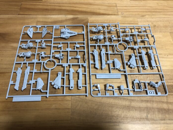 MGSDフリーダムパーツD1&D2