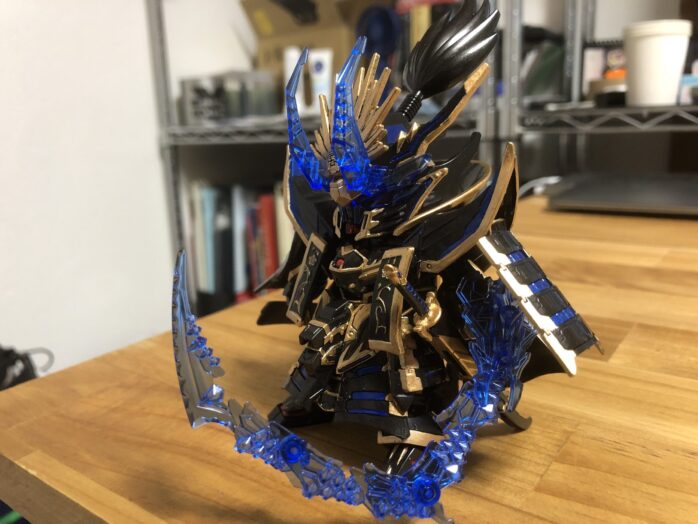 信長ガンダムエピオンダークマスクVer.塗装斜面