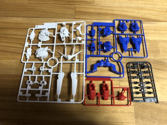 EXSTダブルオーガンダムプラパーツ