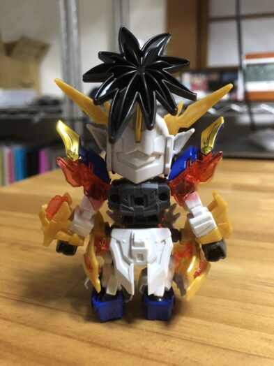 劉備ユニコーンガンダム背面