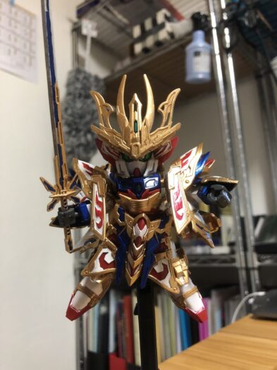 曹操ウイングガンダム　倚聖の装塗装アクション3