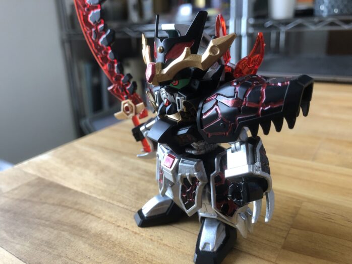 董卓プロヴィデンスガンダム塗装斜面