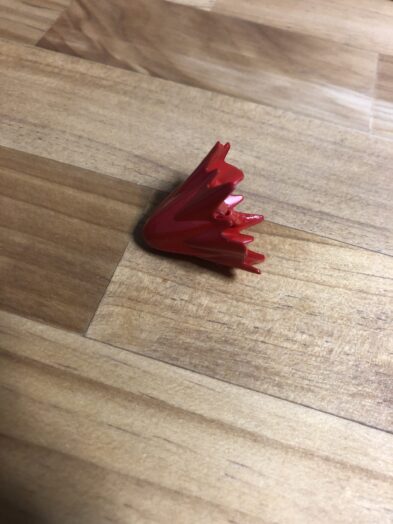 EXSTトライバーニングガンダム塗装エフェクトパーツ1