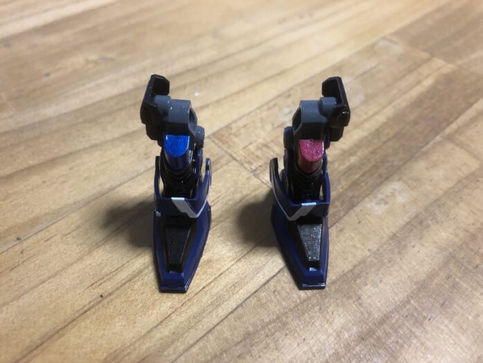 ヴェルデバスター隊員塗装両足