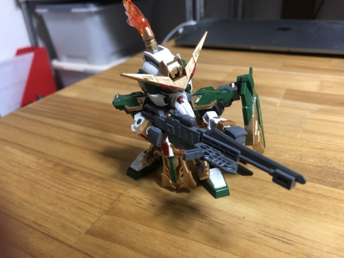 黄忠ガンダムデュナメス塗装アクション