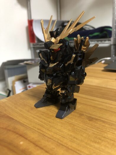 EXSTユニコーンバンシィ塗装斜面