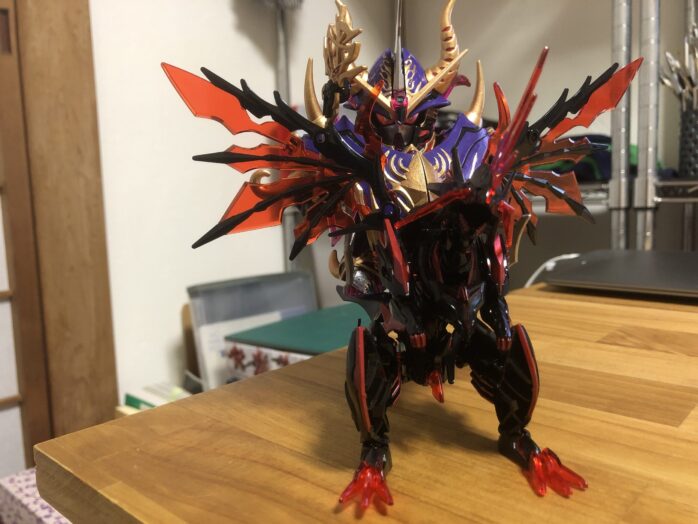 ダークグラスパードラゴン＆ウォーロックイージスガンダム1