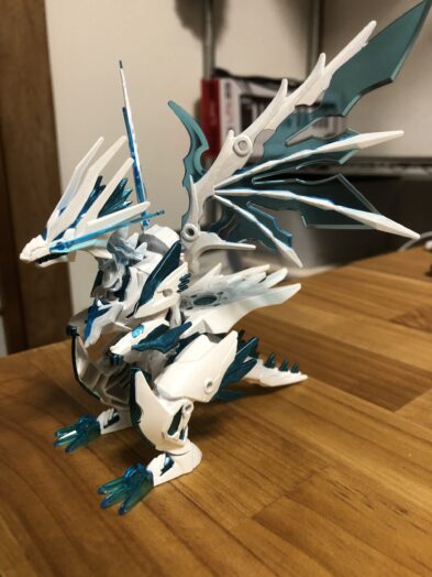 シャイングラスパードラゴン塗装斜面