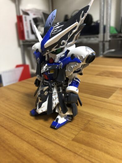 レイフガンダムGP04塗装斜面