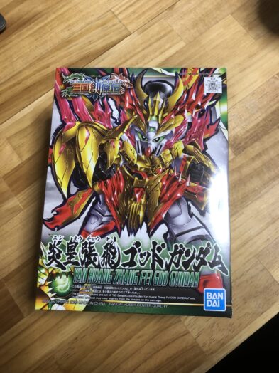 炎皇張飛ゴッドガンダムパッケージ