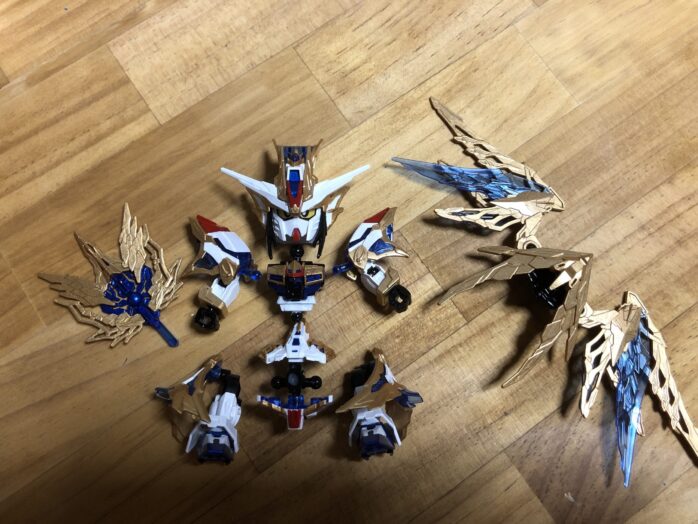 諸葛亮フリーダムガンダム塗装各パーツ完成