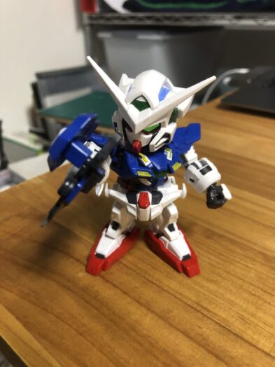 EXSTガンダムエクシア塗装アクション1