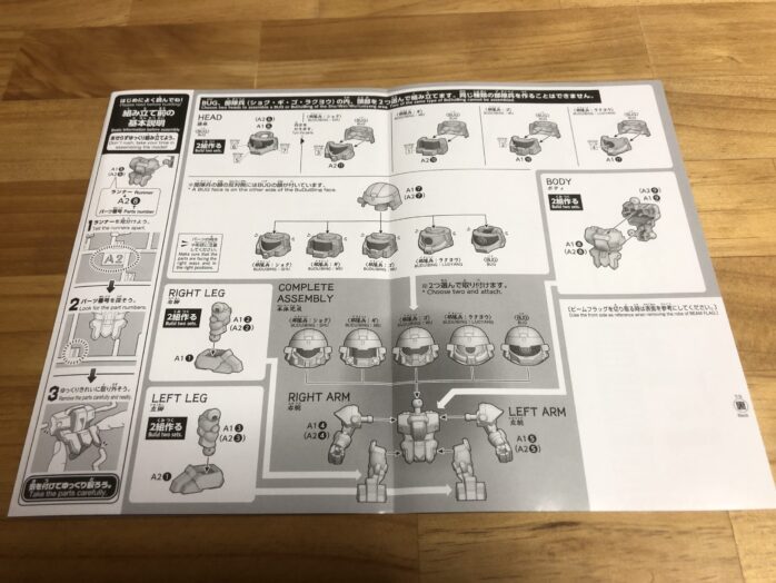 BUG&部隊兵セット説明書中2